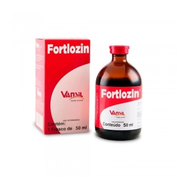 Fortlozin Tilosina 20% Antimicrobiano Injetável 50ml - Vansil