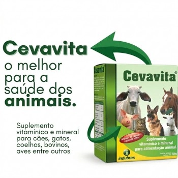 Cevavita 200g Suplemento Vitamínico Mineral - Indubras