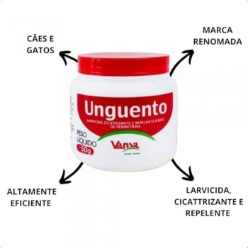Unguento Pomada Cicatrizante 50g Vansil