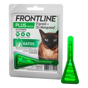 Frontline Plus Gatos 0,5ml Pipeta Antipulgas E Carrapatos - Boehringer