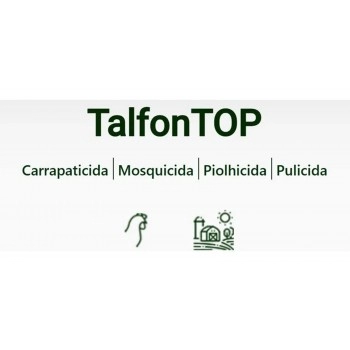 Talfon Top 100g Pó Antipulgas Piolhos e Carrapatos Sachê - Indubras