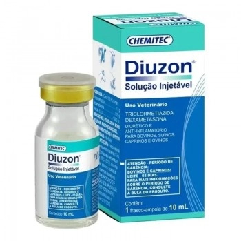 Diuzon Injetável Diurético e Anti-Inflamatório 10ml Chemitec