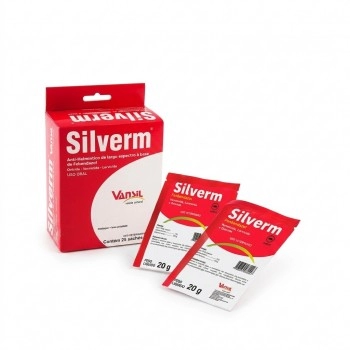 Silverm Vermífugo 25 Sachês 20g Vansil