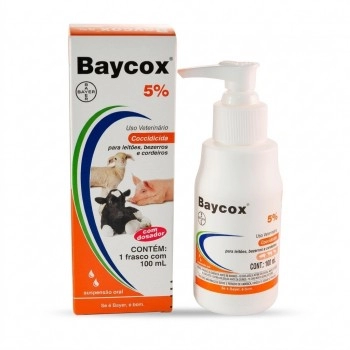 Baycox 5% Suspensão Oral 100ml Tratamento de Coccidiose - Elanco
