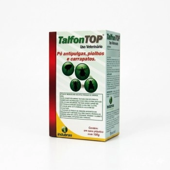 Talfon Top 100g Pó Antipulgas Piolhos e Carrapatos Indubras