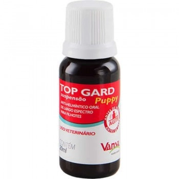 Top Gard Puppy Suspensão Vermífugo 20ml Vansil