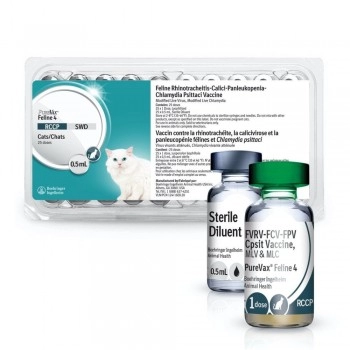 Vacina Feline 4 Para Gatos Caixa com 5 Doses - Boehringer