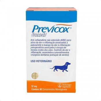 Previcox Dog 57Mg Com 60 Comprimidos - Boehringer Ingelheim