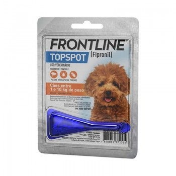 Frontline Topspot Antipulgas e Carrapatos Para Cães 1 a 10kg Pipeta - Boehringer