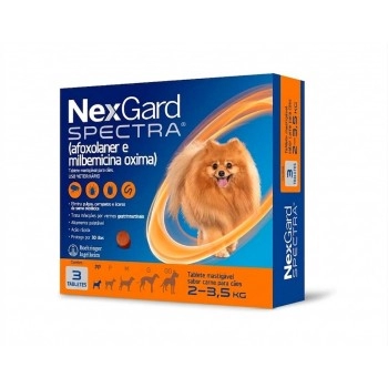 NEXGARD SPECTRA PP - 0,5 GR (2,0 A 3,5KG - 3 TABLETE)