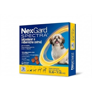 NEXGARD SPECTRA P - 1,0 GR (3,6 A 7,5KG - 3 TABLETE)