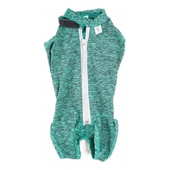 Roupa Protetora de Castração Cachorro N°3 3,5-4,5Kg Verde Duo Dry - Pet Med