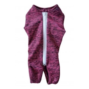 Roupa Protetora De Castração Cachorro n°12 34-40Kg Rosa Pet Med