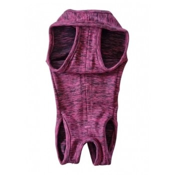 Roupa Protetora De Castração Cachorro n°15 55-65Kg Rosa Pet Med