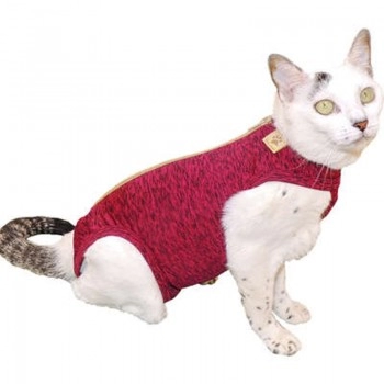 Roupa Pós Cirúrgica para Gato n°0 1,5-2,2Kg Rosa Pet Med
