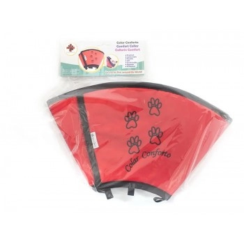 Colar Elizabetano de Tecido N°0 16-21cm para Cães Conforto - Pet Med