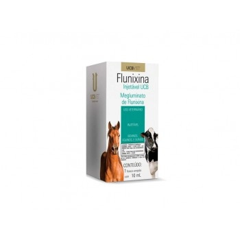 Flunixina Injetável 50ml Anti-Inflamatório Megluminato de Flunixina UCBVET