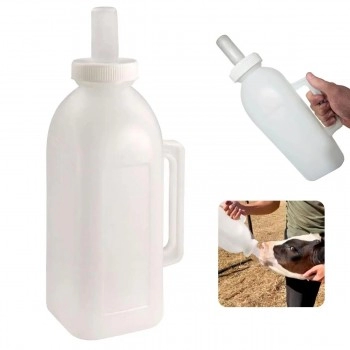 MAMADEIRA COM CABO E CHUPETA DE SILICONE 2L - AGROZOOTEC