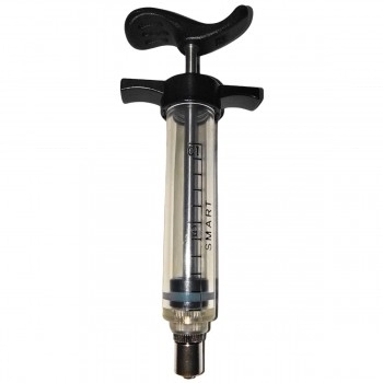 Seringa Vacinadora Smart 10ml Preto Agrozootec