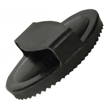 Rasqueadeira Raspadeira de Borracha Oval Preta Agrozootec