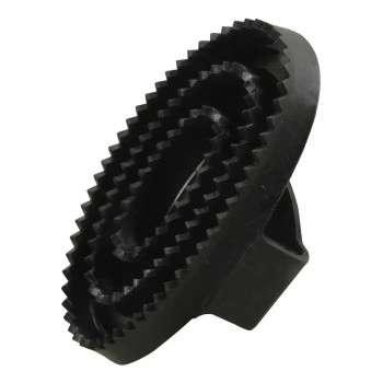 Rasqueadeira Raspadeira de Borracha Oval Preta Agrozootec