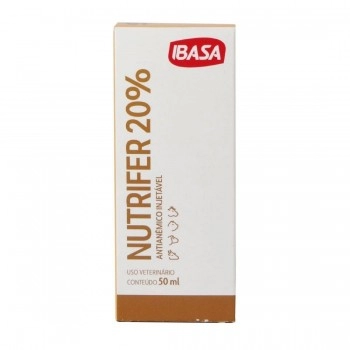 Nutrifer 20% Antianêmico Injetável 50ml - Ibasa