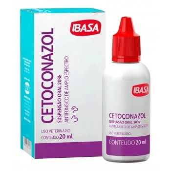 Cetoconazol Suspensão Oral 20% com 20ml Ibasa