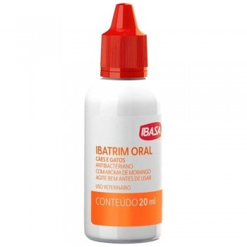 Ibatrim Solução Oral para Cães e Gatos 20ml - Ibasa