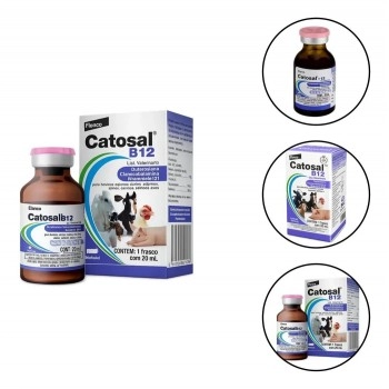 Catosal B12 Injetável 20ml Fósforo Orgânico Suplemento Vitamínico Elanco