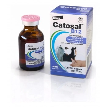 Catosal B12 Injetável 20ml Fósforo Orgânico Suplemento Vitamínico Elanco