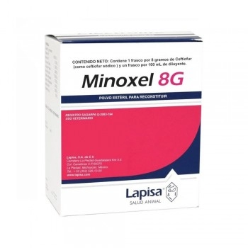 Minoxel 8G Ampola + Diluente com 100ml Elanco