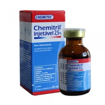 Chemitril Pet 2,5% Enrofloxacino Injetável Chemitec | VETSHOP