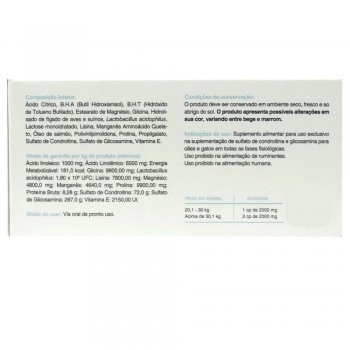 Osteosyn Suplemento Alimentar 2000mg para Cães 60 Comprimidos Konig
