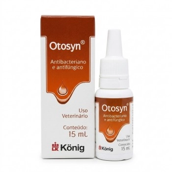 Otosyn Solução Otológica 15ml para Cães e Gatos Konig