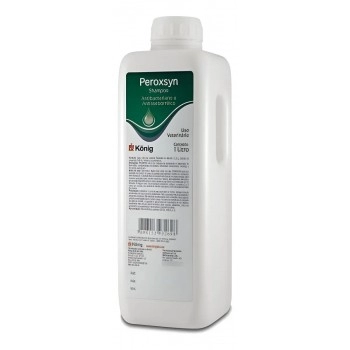 Shampoo Antibacteriano Peroxsyn 1 Litro para Cães e Gatos Konig