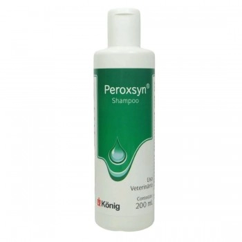 Shampoo Antibacteriano Peroxsyn 200ml Cães - Konig