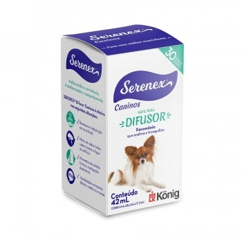Serenex Refil Canino 42ml Difusor Comportamental para Cães Konig