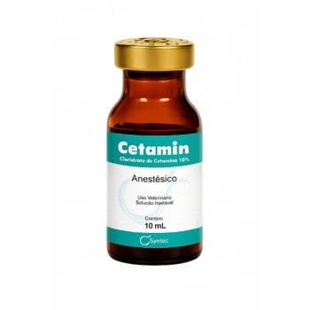 Cetamin 10% Anestésico Injetável 10mL - Syntec