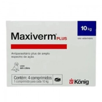 MAXI VERM CÃES 4 COMP.