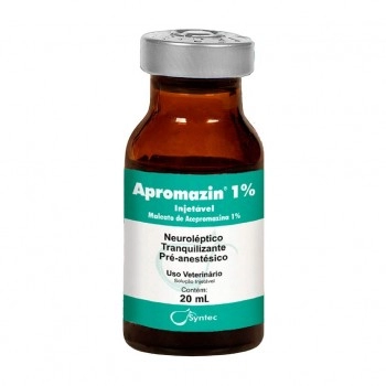 Apromazin 1% Acepromazina 1% Injetável 10mL - Syntec