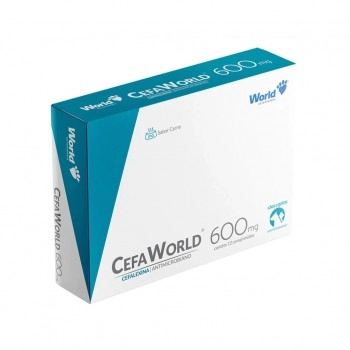 Cefaworld (Cefalexina) 600mg - Caixa com 12 Comprimidos