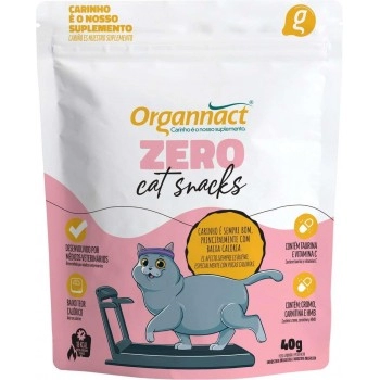 Suplemento Zero Cats Snacks 40G - Organnact