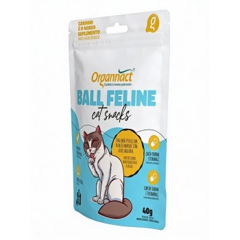 Petisco Ball Feline Cat Snacks 40g - Organnact
