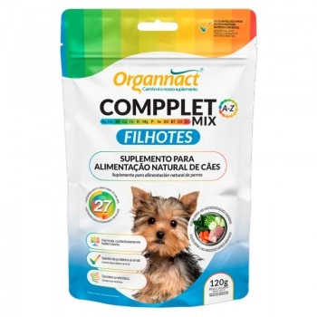 Suplemento Compplet Mix A-z Pó Cães Filhotes 120g - Organnact