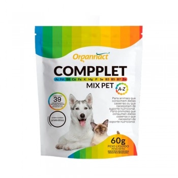 Suplemento Compplet Mix Pet A-Z 60g - Organnact
