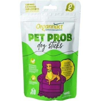 Suplemento Pet Prob Dog Sticks para Cães 160g - Organnact