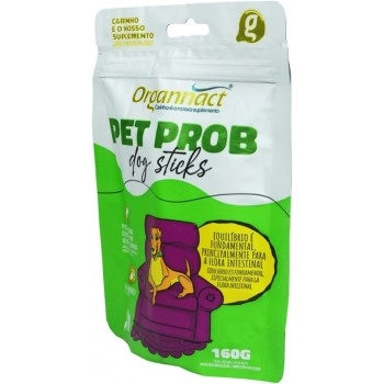 Suplemento Pet Prob Dog Sticks para Cães 160g - Organnact