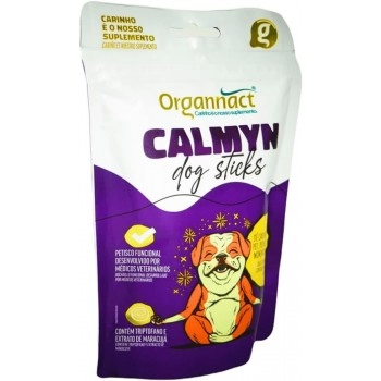 Suplemento Calmyn Dog Sticks Para Cães 160g - Organnact