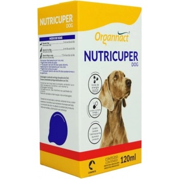 Suplemento Vitamínico Nutricuper Dog para Cães 120ml - Organnact