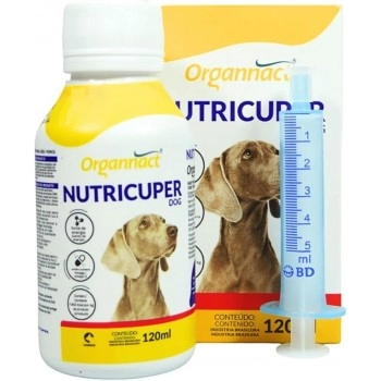 Suplemento Vitamínico Nutricuper Dog para Cães 120ml - Organnact